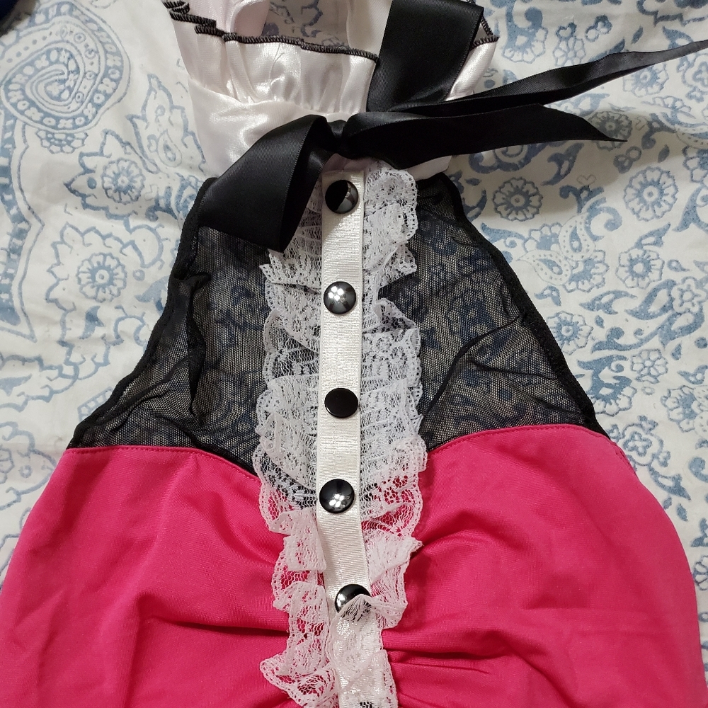 Pink Rabbit Bodysuit/Costume - Picture 2 of 4